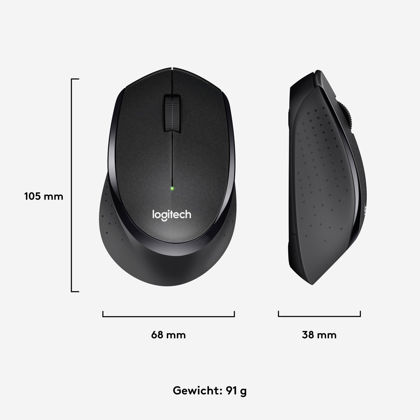 - Logitech M330 SILENT PLUS Wireless Mouse | 2.4GHz with USB Nano Receiver | 1000 DPI Optical Tracking -