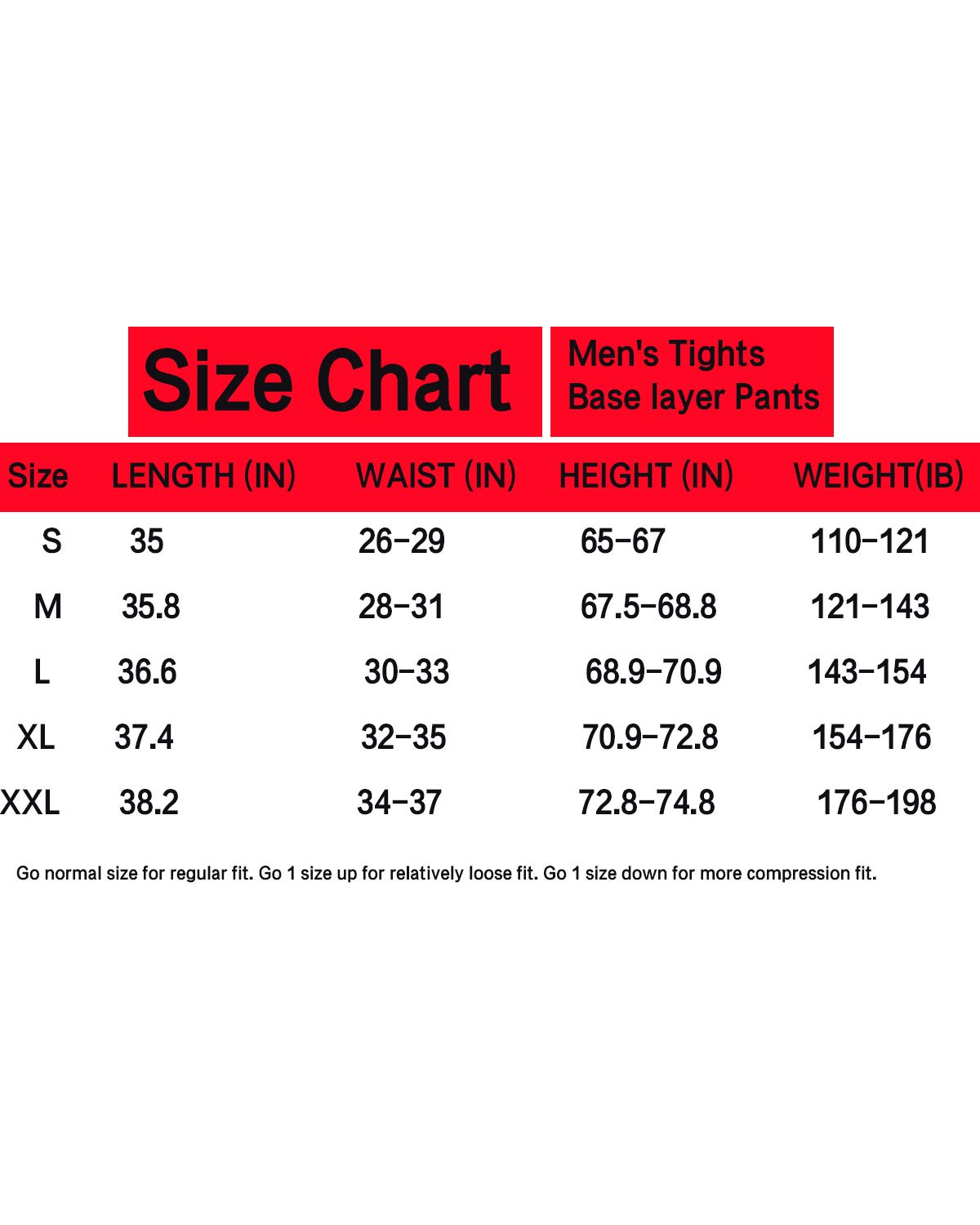 - LNJLVI Men's Compression Leggings | Base Layer Running Tights | Sport Fitness Pants -