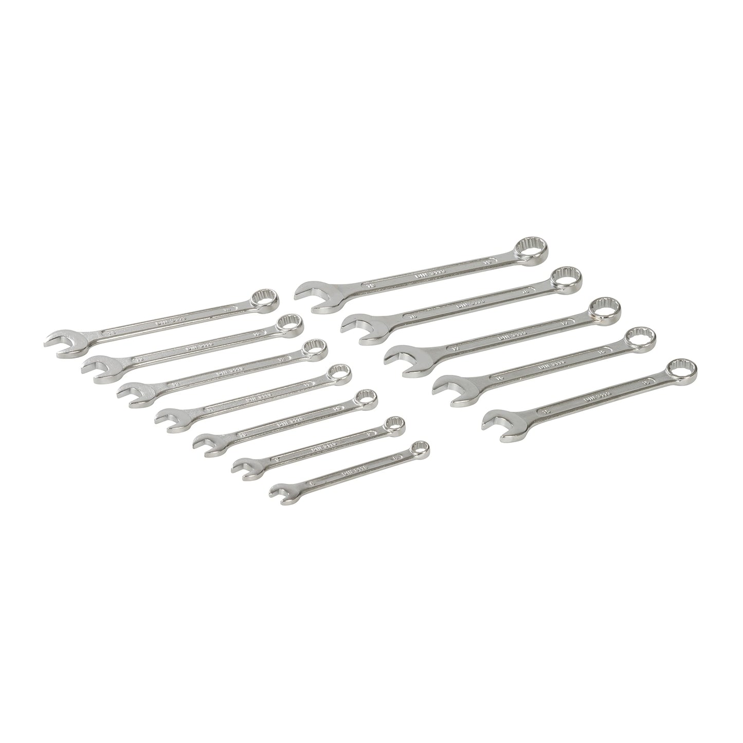- Silverline Combination Metric Spanner Set | 12 Pieces | 8-19mm -