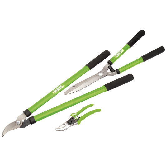 - Draper Garden Tools Set | 3 Piece | Lopper, Shears and Secateur | Gardening Hand Tools Set -
