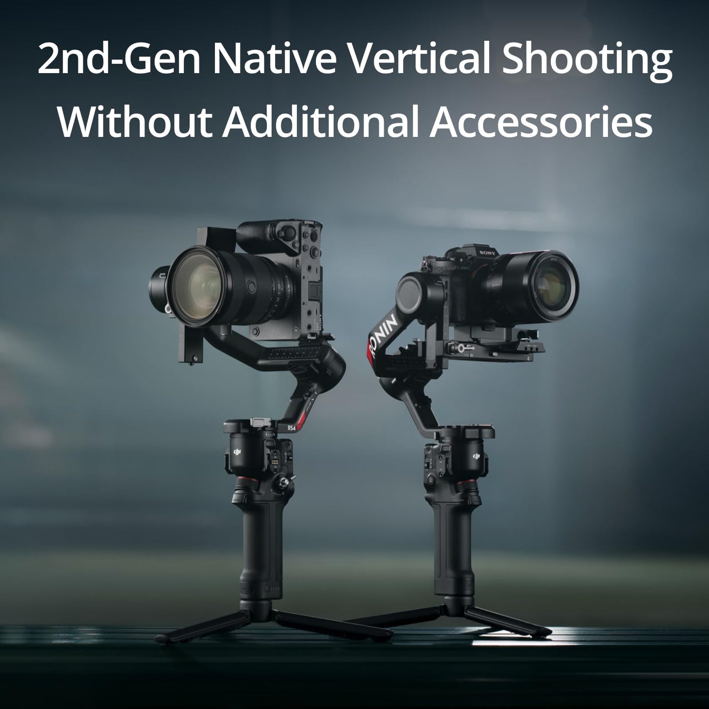- DJI RS 4, 3-Axis Gimbal Stabilizer For DSLR And Mirrorless Cameras | Canon/Sony/Panasonic/Nikon/Fujifilm -