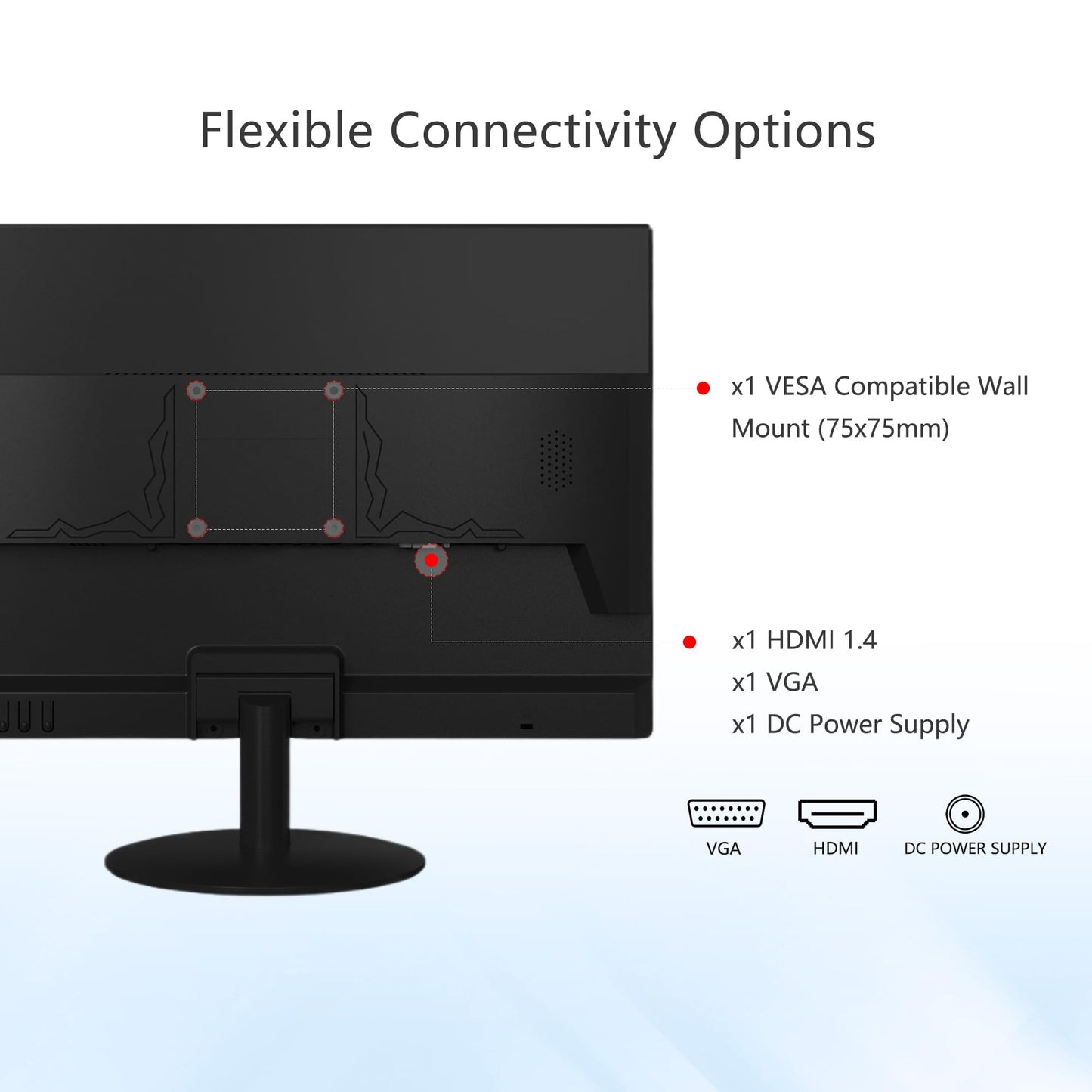 - SKitphrati 20 Inch PC Monitor | 1600x900 | 75Hz 5MS HDMI Monitor LED Monitor -