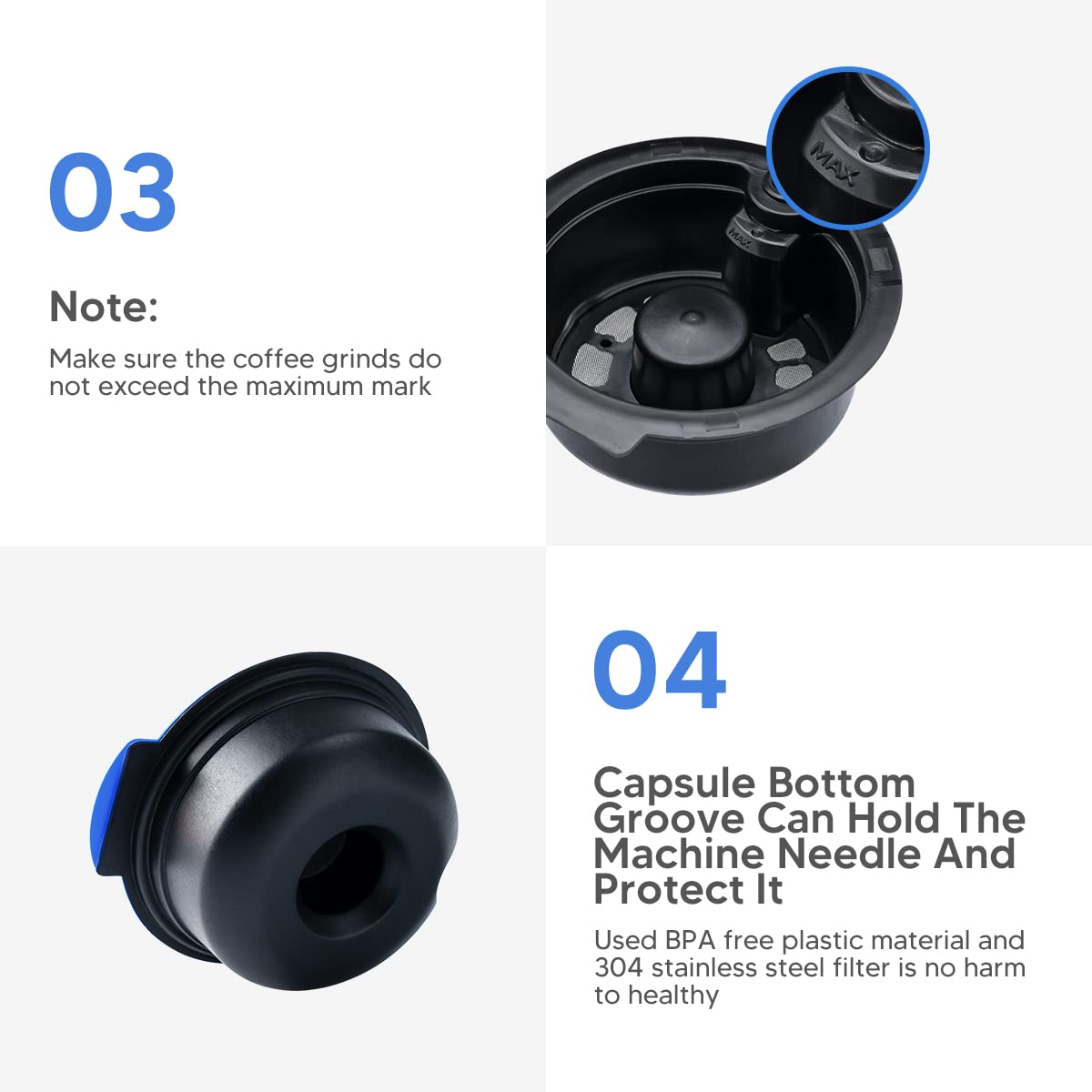 - Tassimo Refillable Pods | Reusable Coffee Pods for Tassimo Bosch Coffee Maker -