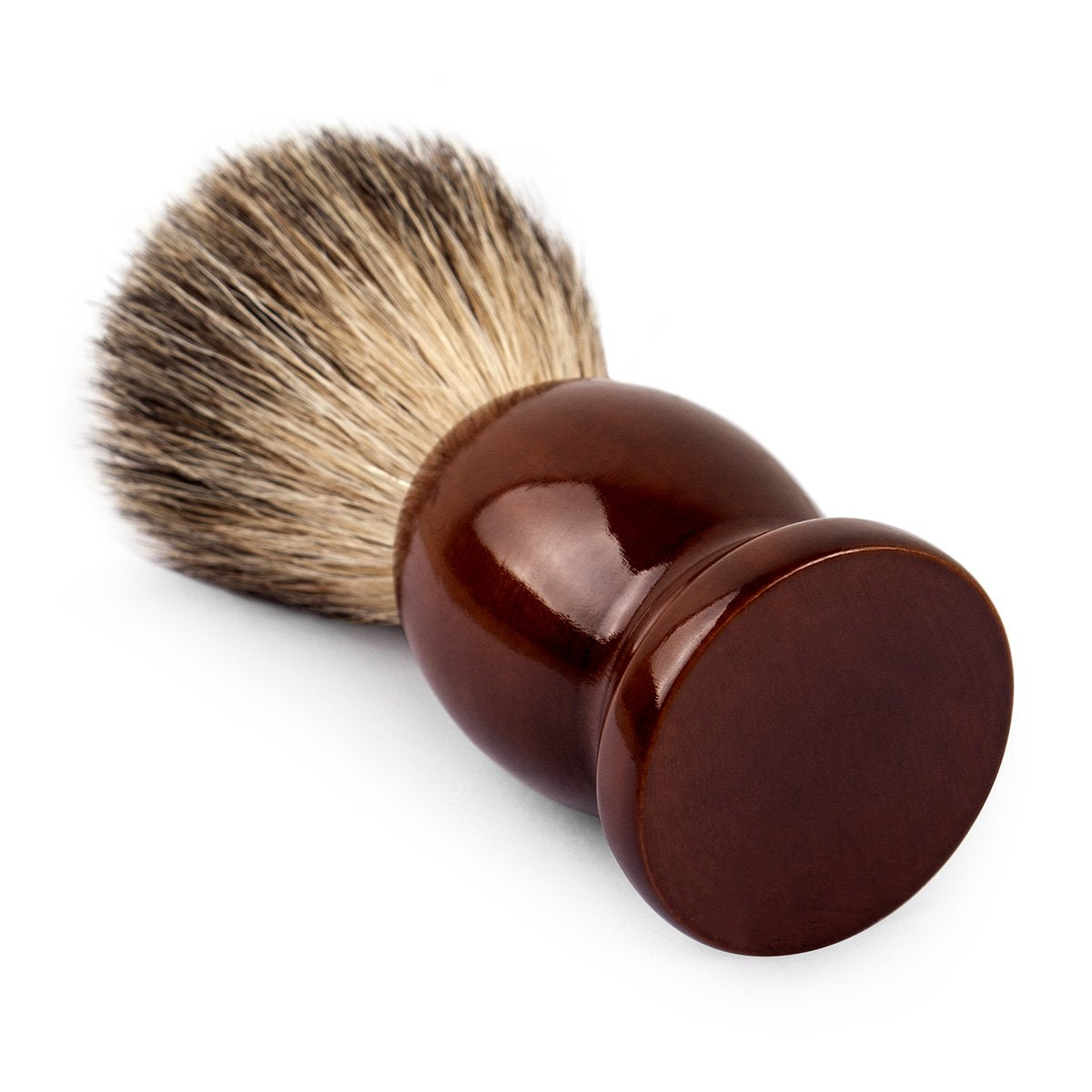 - QSHAVE 100% | Best Original Pure Badger Hair Shaving Brush | Handmade | Real Wood Base -