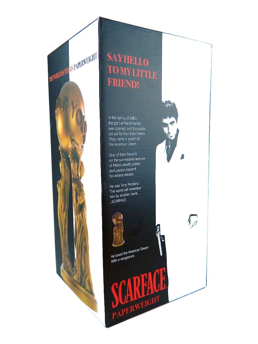 - Scarface 12" | The World is Yours Collectible Statue | Premium Prop Movie Replica -