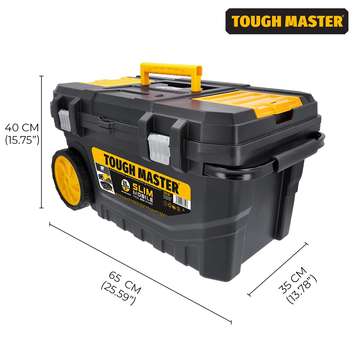 - Tool Box On Wheels | Heavy-Duty Large Toolbox | Mobile Storage Box -
