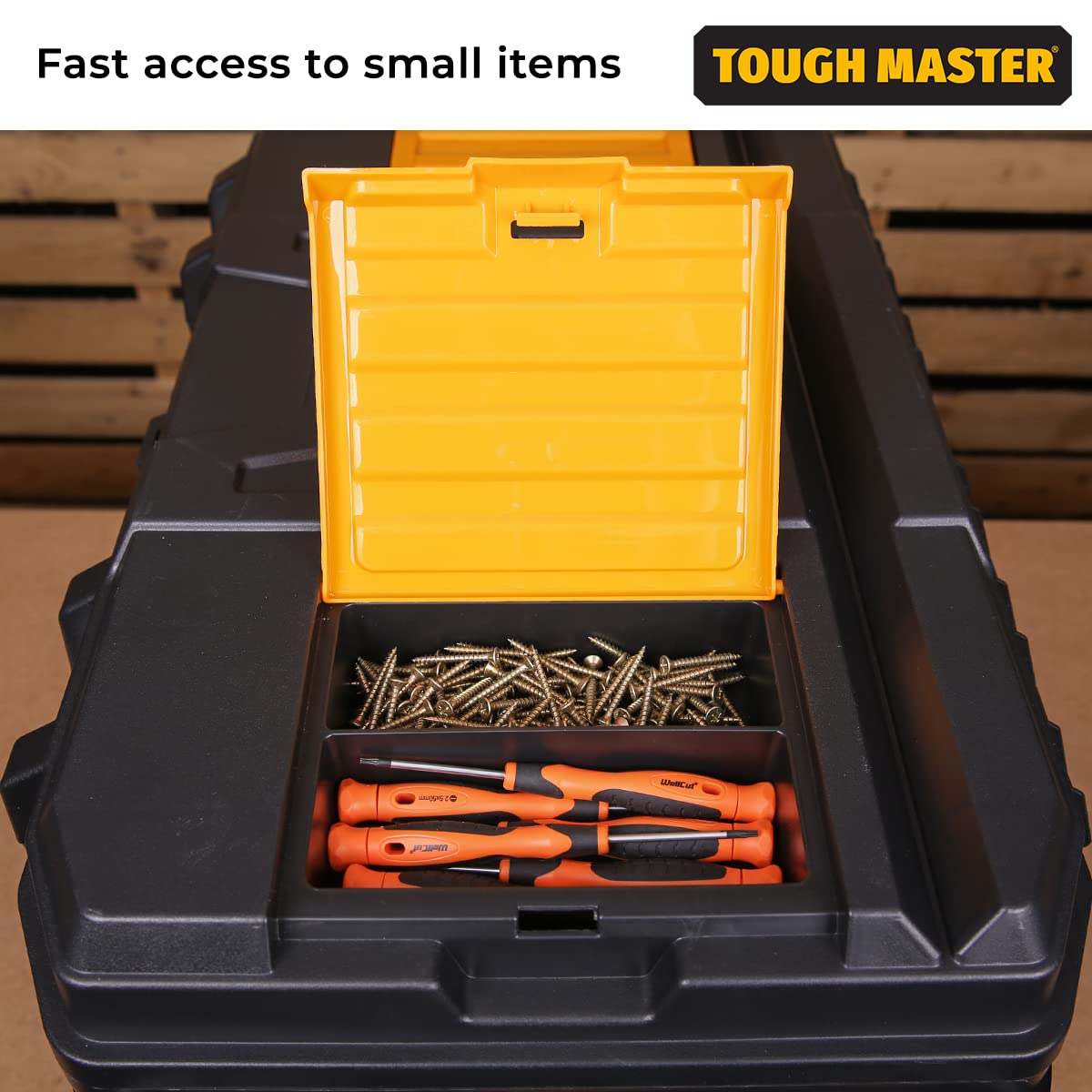 - Tool Box On Wheels | Heavy-Duty Large Toolbox | Mobile Storage Box -