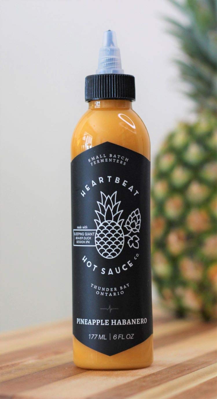 - Heartbeat Hot Sauce | Pineapple Habanero | 6oz -
