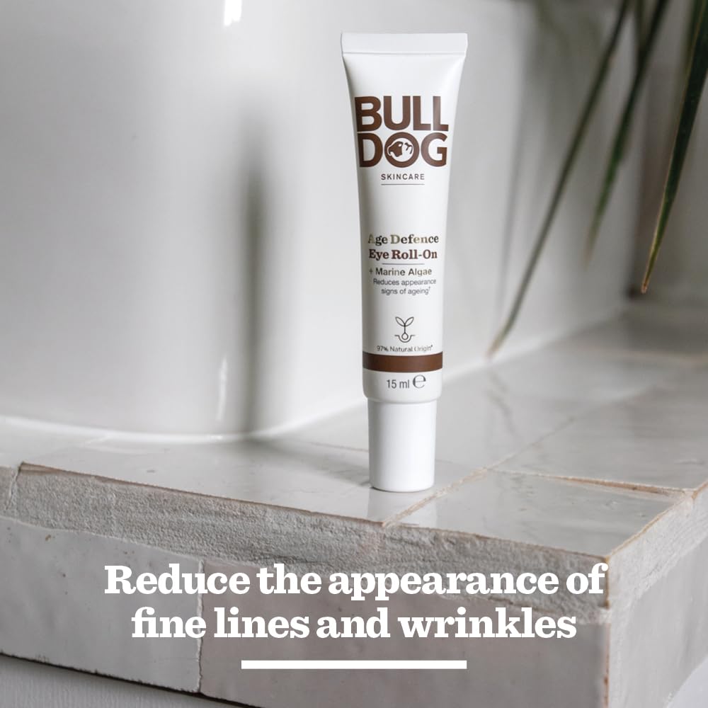 BULLDOG SKINCARE - Age Defence Eye Roll-On For Men Reduces lines and Wrinkles 50 ml