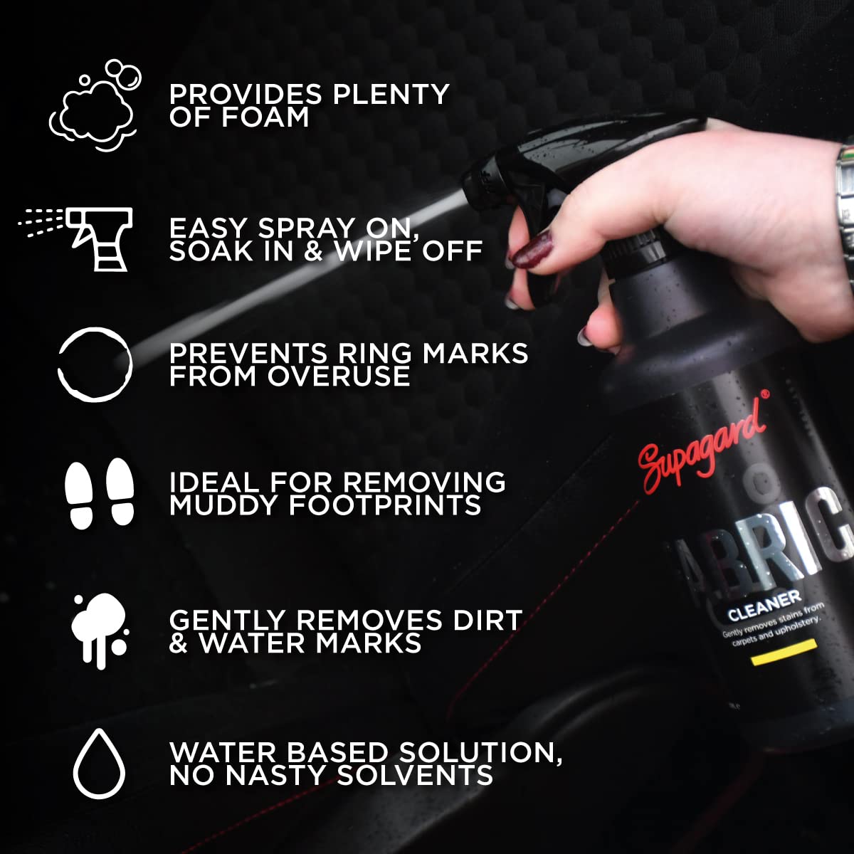 - Supagard Car Upholstery Cleaner | Interior Fabric Cleaner for Mats -