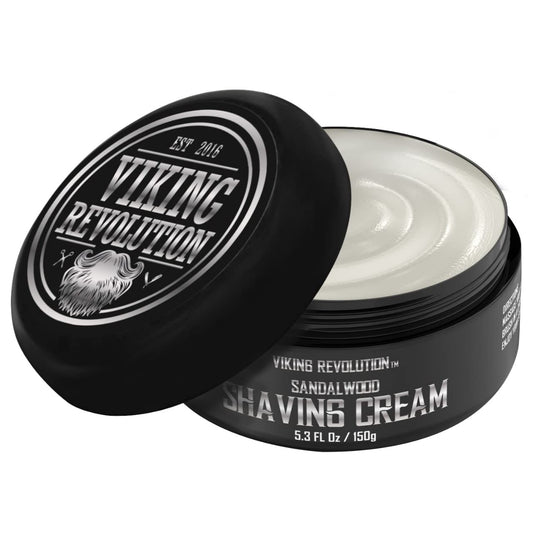 - Luxury Shaving Cream for Men | Sandalwood Scent | Soft, Smooth & Silky Shaving Soap -