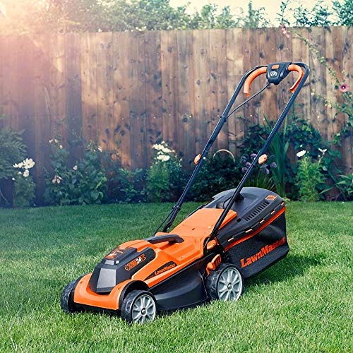 - LawnMaster MX 24V 34cm Cordless Lawnmower | Plus Spare Battery -