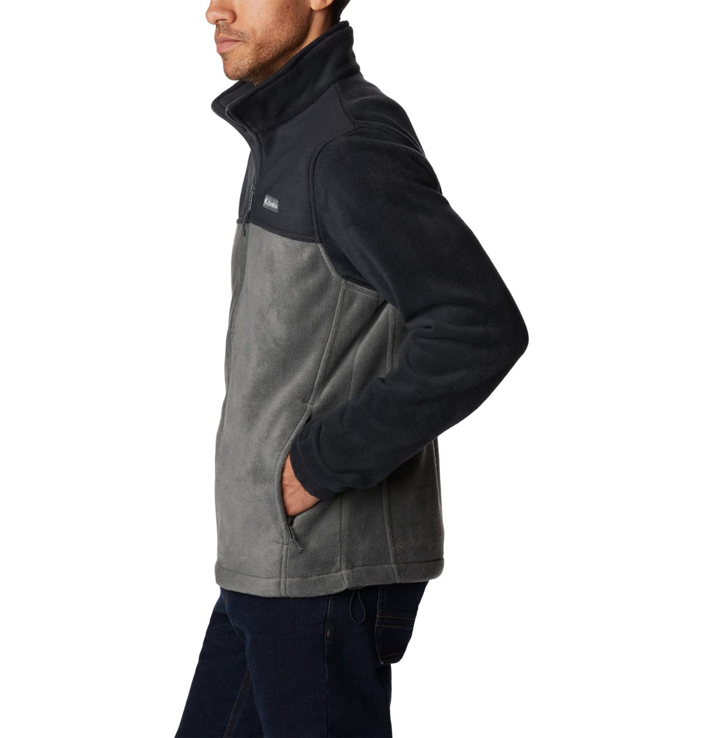 Columbia Mens Steens Mountain 2.0 Full Zip Fleece Jacket, Black X Grill, M EU
