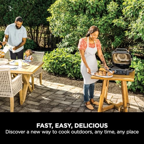 - Ninja Woodfire Electric BBQ Grill & Smoker | 7-in-1 Outdoor Grill & Air Fryer -