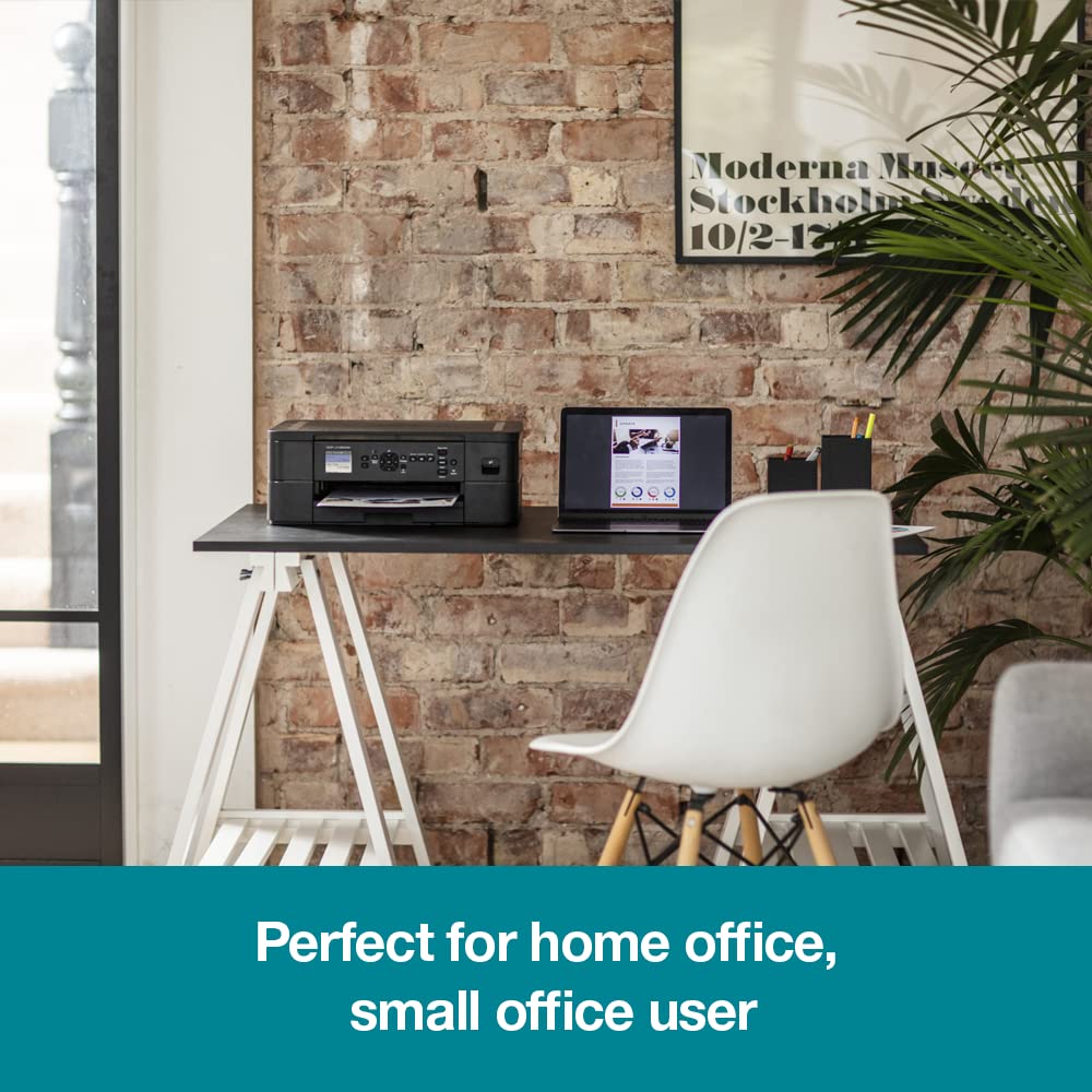 Brother DCP-J1050DW Wireless Colour Inkjet Printer | 3-in 1 (Print/Copy/Scan) | Wi-Fi/USB 2.0/NFC | Photos | Ink Included|UK Plug