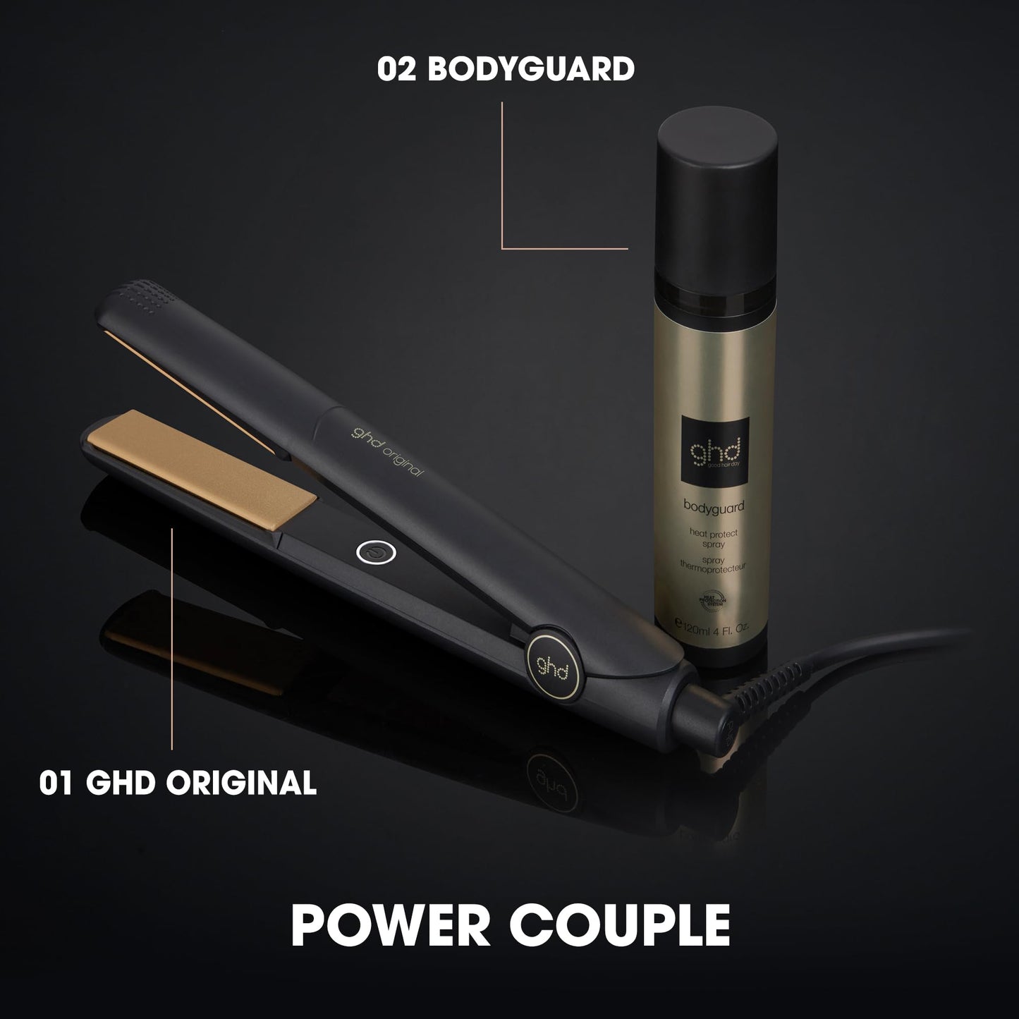 - ghd Original Hair Straighteners | 30 Second Heat Up Time -