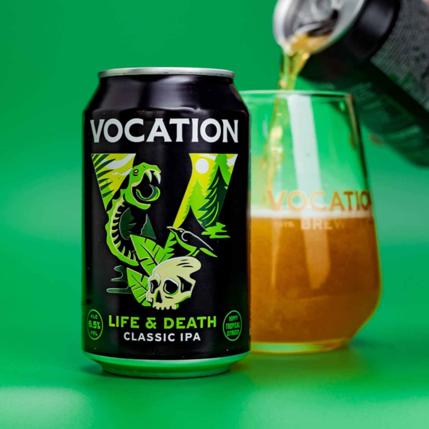 - Vocation Brewery | Life & Death 6.5% Classic IPA | 12 x 330ml | Hoppy Craft Beer -