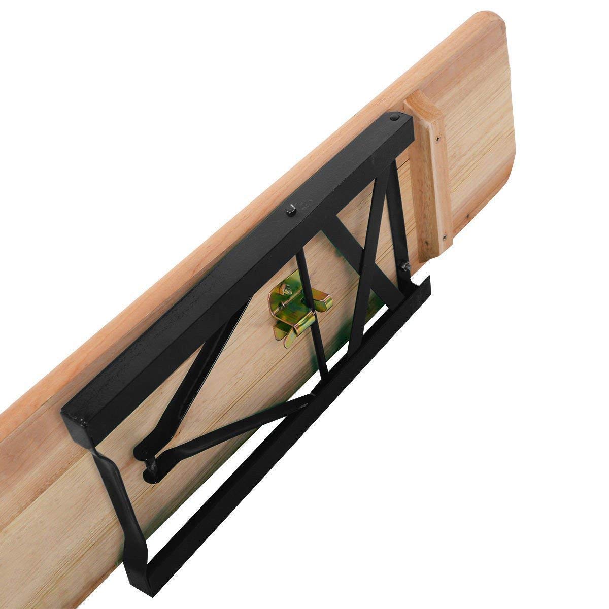 - Large 3 Piece Wooden Folding Picnic Beer Table | Dining Table Set For Camping Or BBQ -