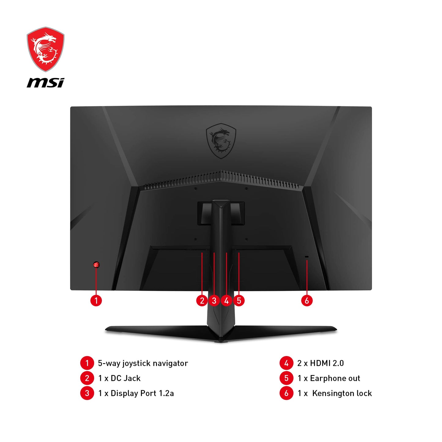 - MSI G27C4X 27 Inch FHD Curved Gaming Monitor | 1500R 1920 x 1080 VA Panel | 250Hz / 1ms | AMD FreeSync Premium | HDR Ready -