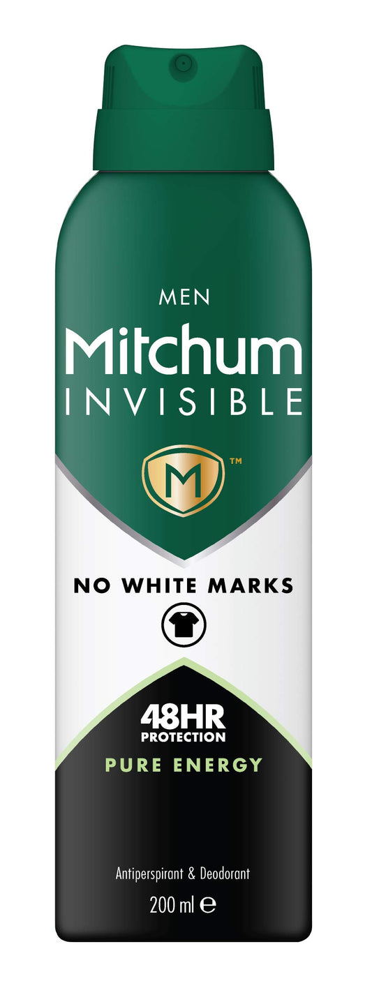 - Mitchum Invisible Men 48HR Protection | Aerosol Deodorant & Anti-Perspirant -