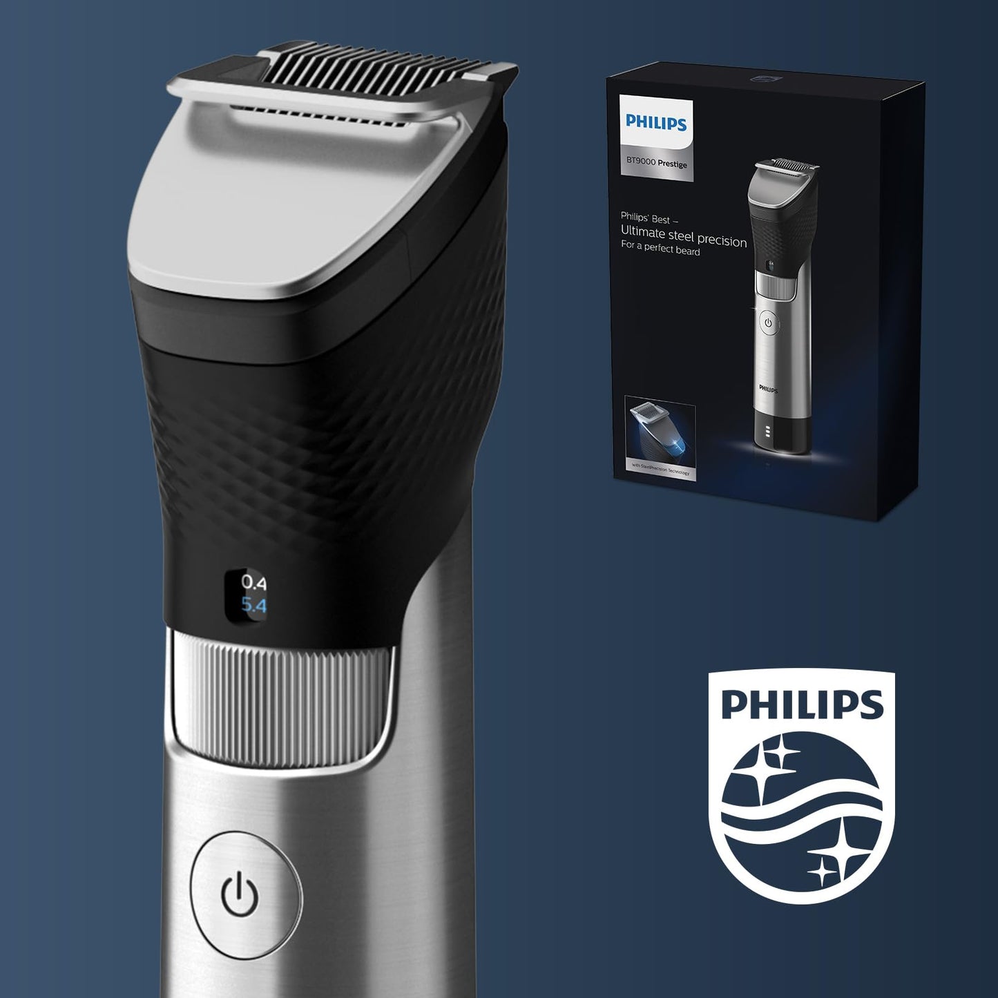 - Philips Beard Trimmer Series 9000 | Lift & Trim Pro system -