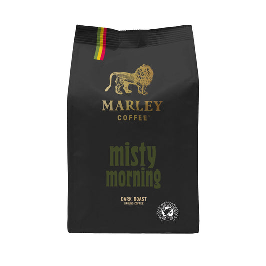 - Marley Coffee Strong Dark Roast Ground Coffee 227g  | Misty Morning Blend -