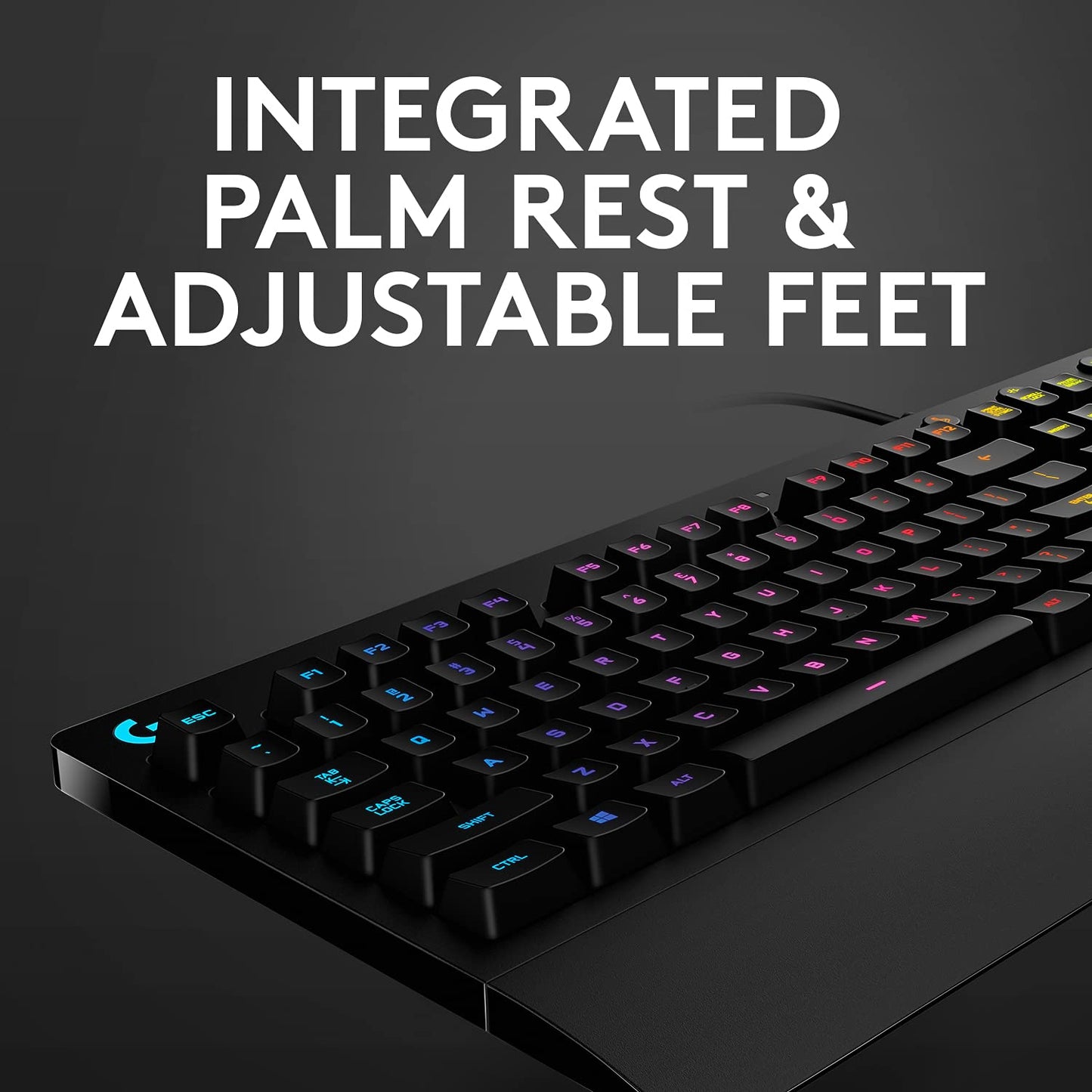 - Logitech G G213 Prodigy Gaming Keyboard | LIGHTSYNC RGB Backlit Keys | Spill-Resistant | Customizable Keys -