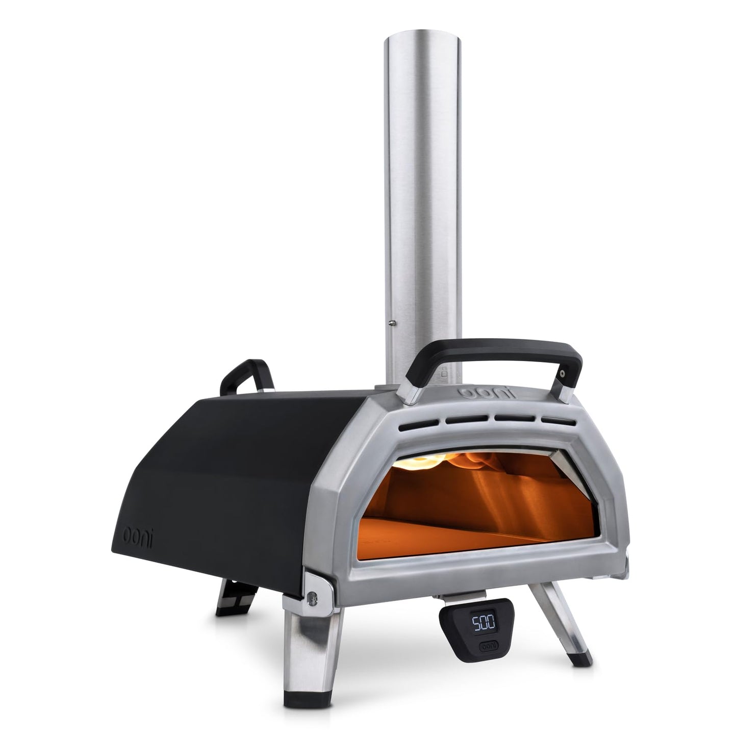 - Ooni Karu 16 Multi-Fuel Outdoor Pizza Oven | Wood and Gas Outdoor Pizza Oven with Pizza Stone & Intergrated Thermometer -