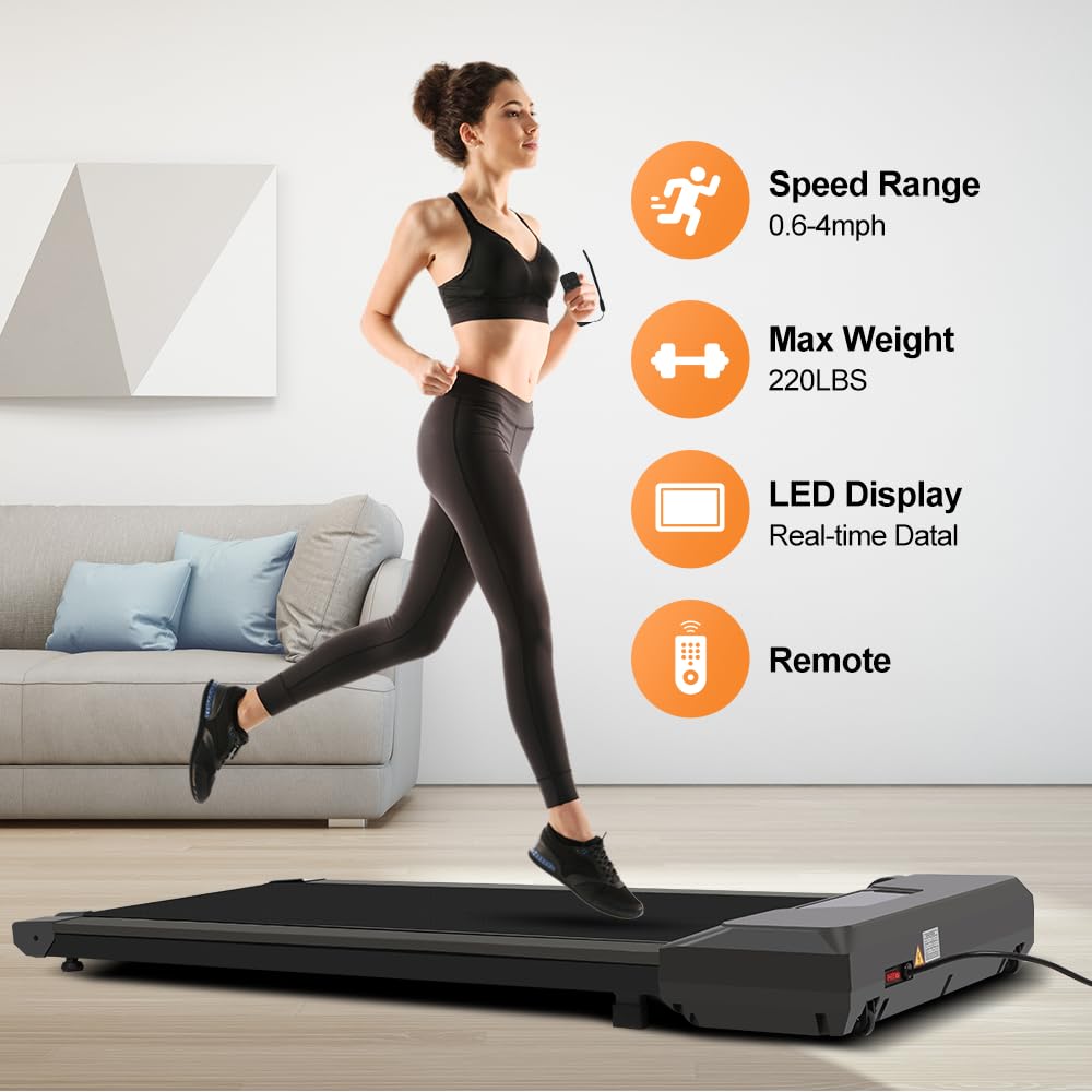 - Panana Treadmill | Under Desk Treadmill for Home Office Gym -