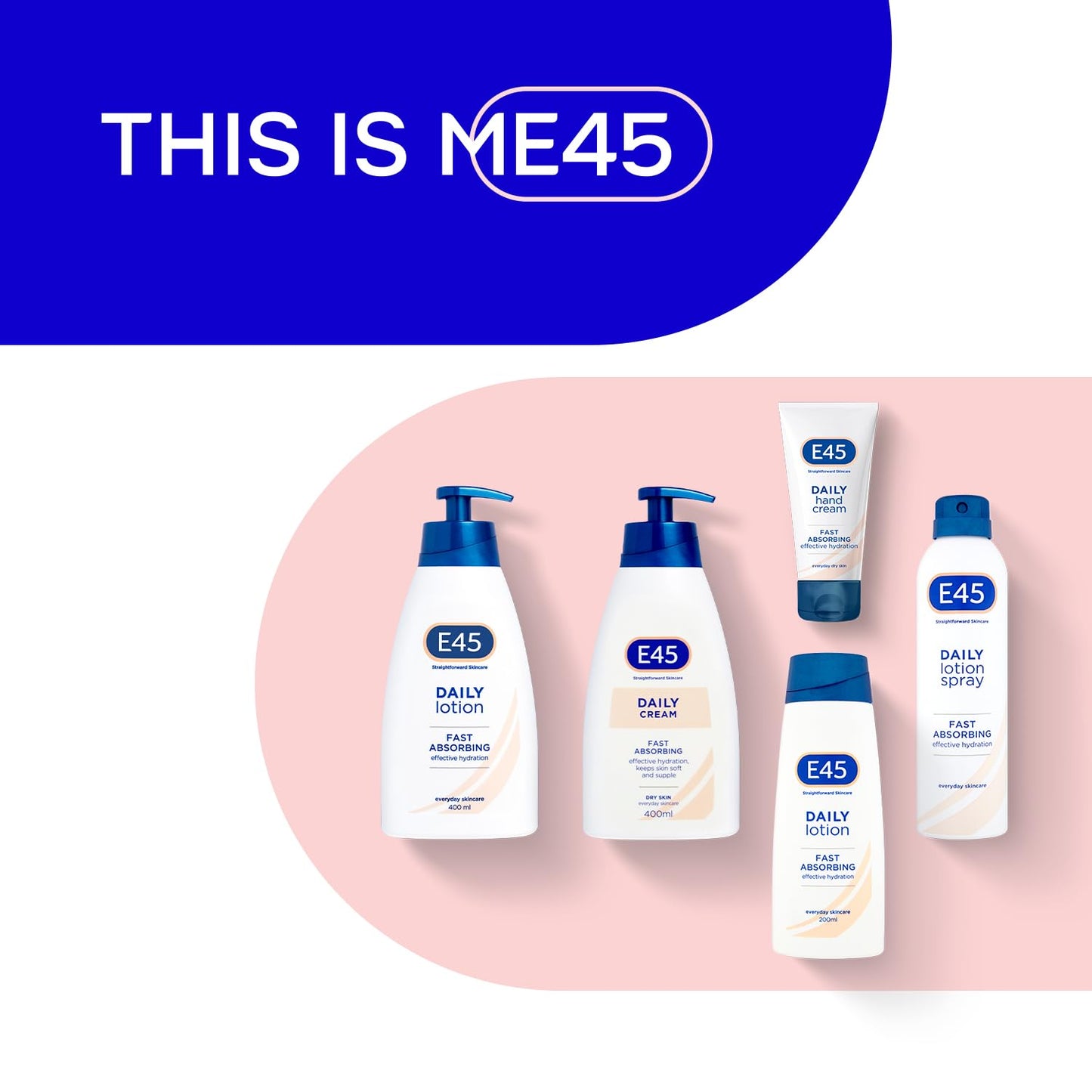- E45 Daily Skin Lotion 400 ml | E45 Lotion for Very Dry Skin | Non-Greasy Lightweight Moisturiser -