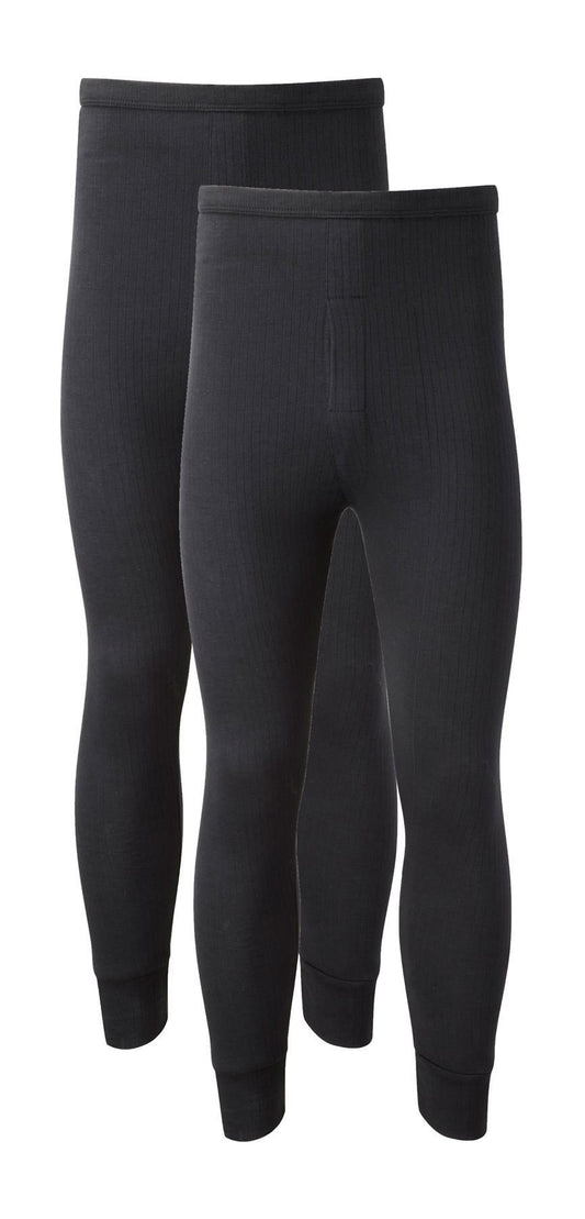 - Heatwave® Pack of 2 Men's Thermal Trousers Long Johns Warm Underwear Baselayer Thermals -