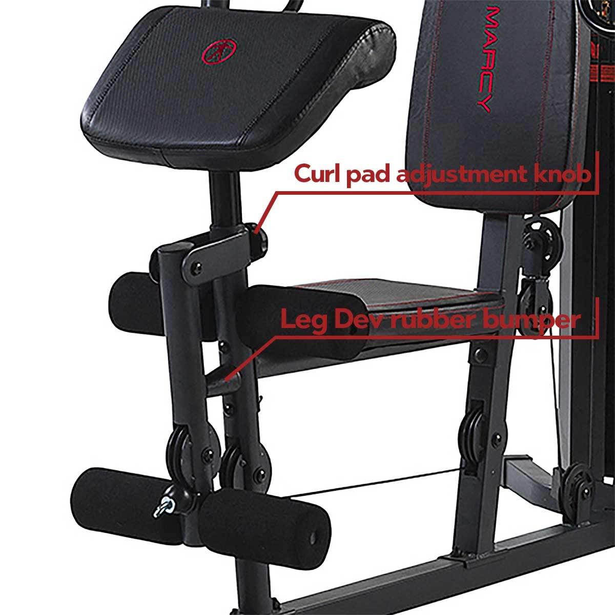 - Marcy Eclipse HG3000 Compact Home Gym with Weight Stack | 68 kg -