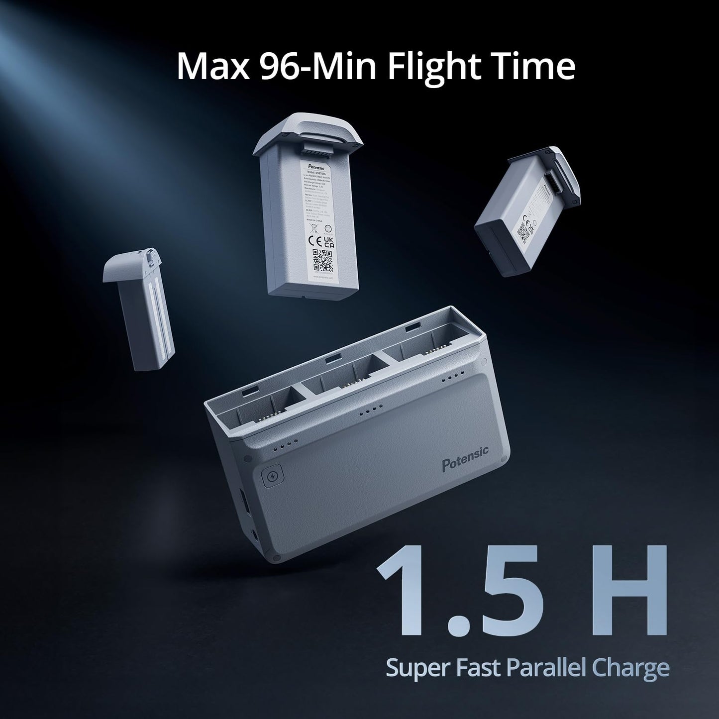 - Potensic ATOM Combo 4K GPS Drone | 3-Axis Gimbal | 6KM Transmission <249g, 32-min per Battery -