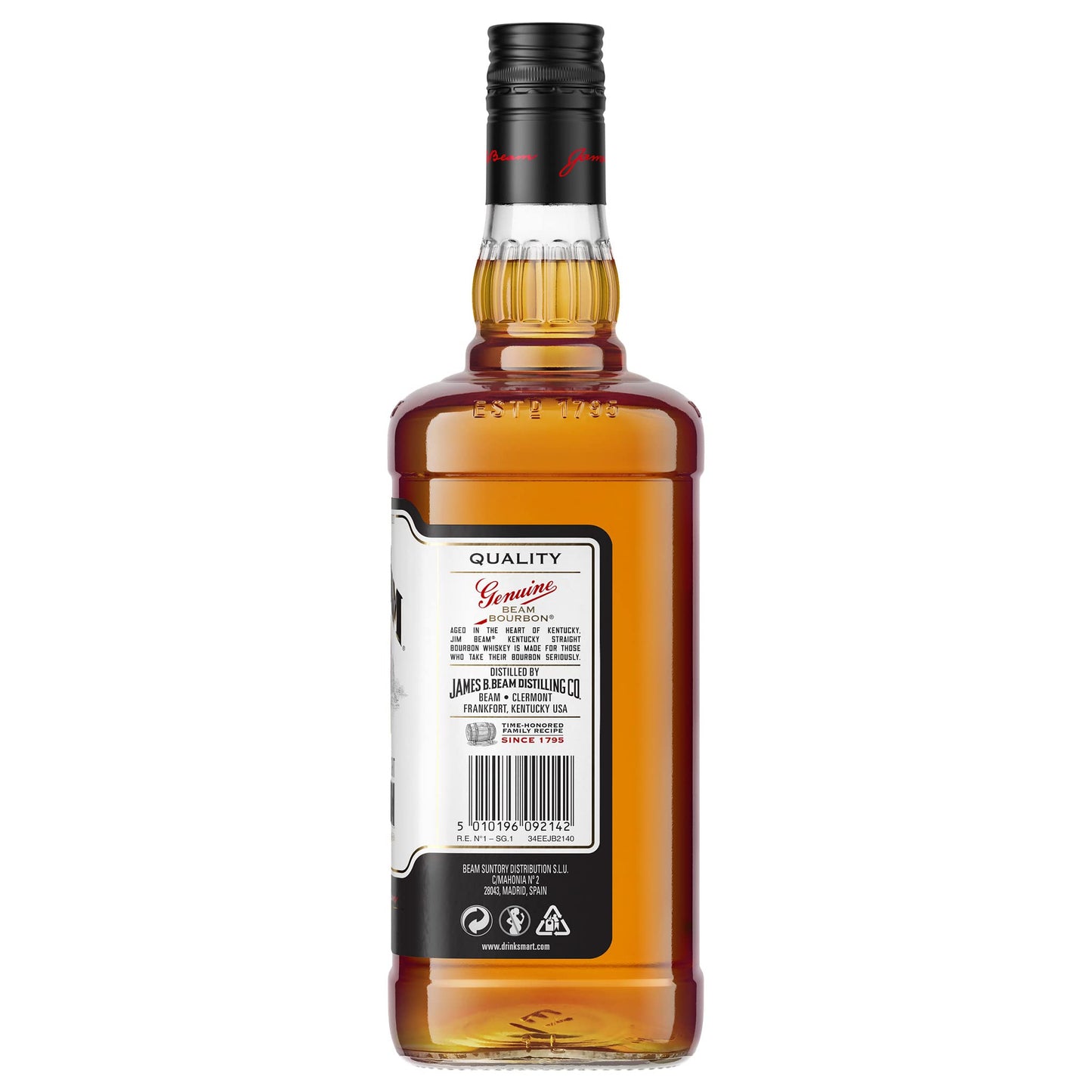 - Jim Beam White Kentucky Bourbon Whiskey | 1L -