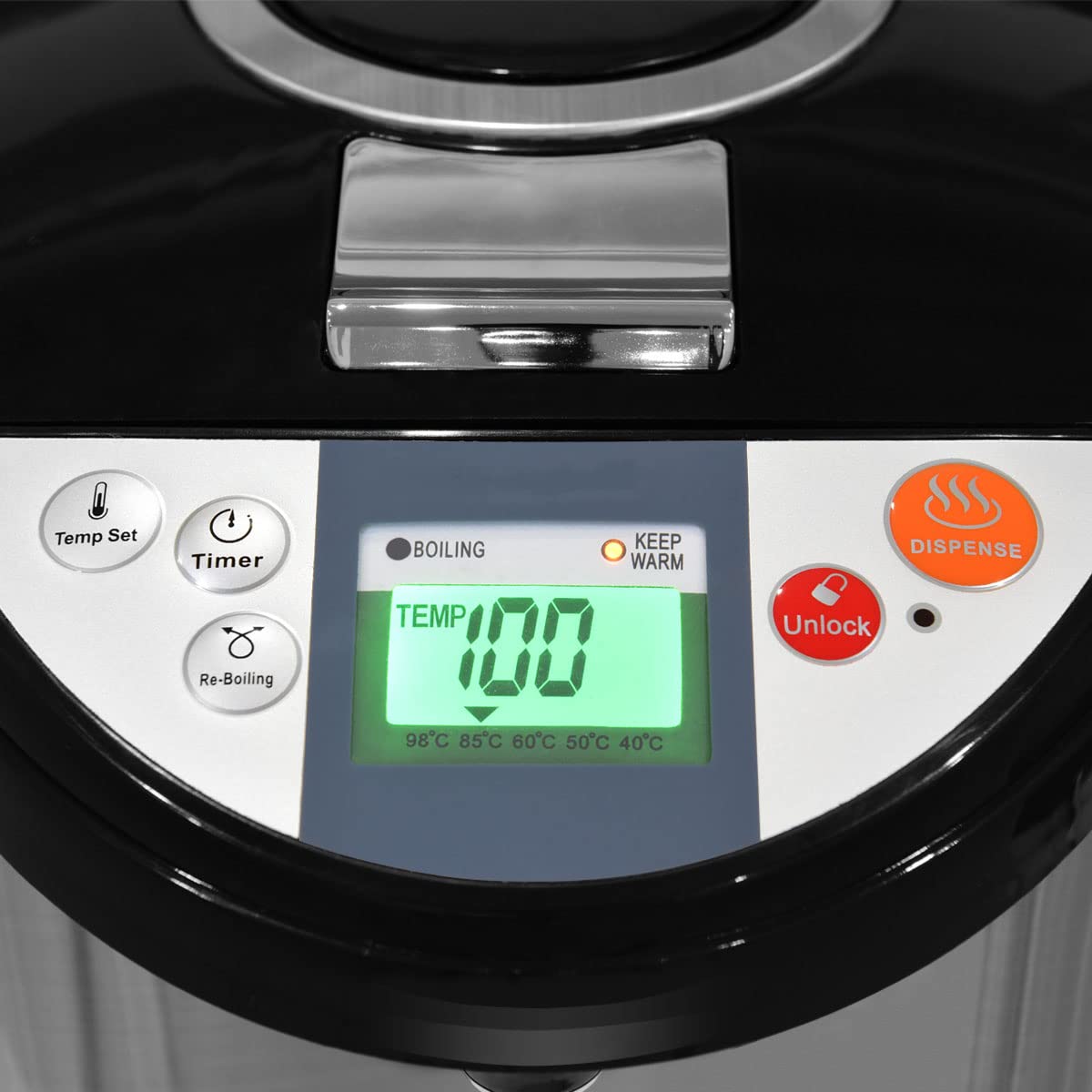 - GiantexUK 5L Hot Water Dispenser | Stainless Steel Catering Urn With 24H Timer -