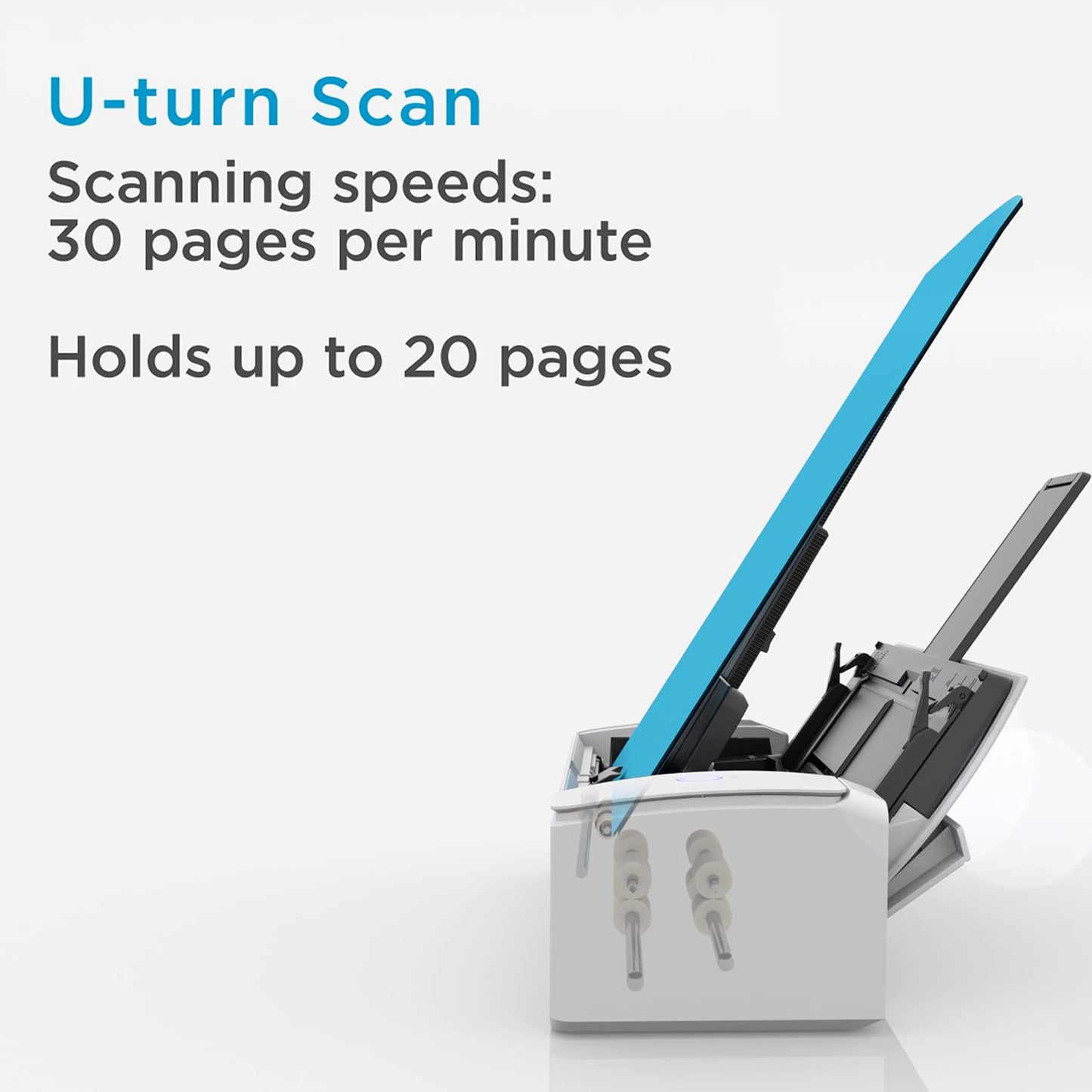 - ScanSnap iX1300 Automatic Document Scanner | White |Business Card to A4 -