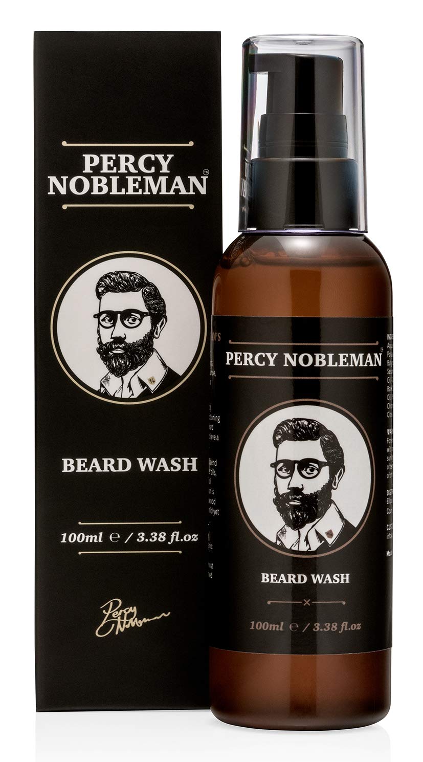 - Percy Nobleman Beard Wash | A Natural 95% Organic Soap / Shampoo & Conditioner for Men -
