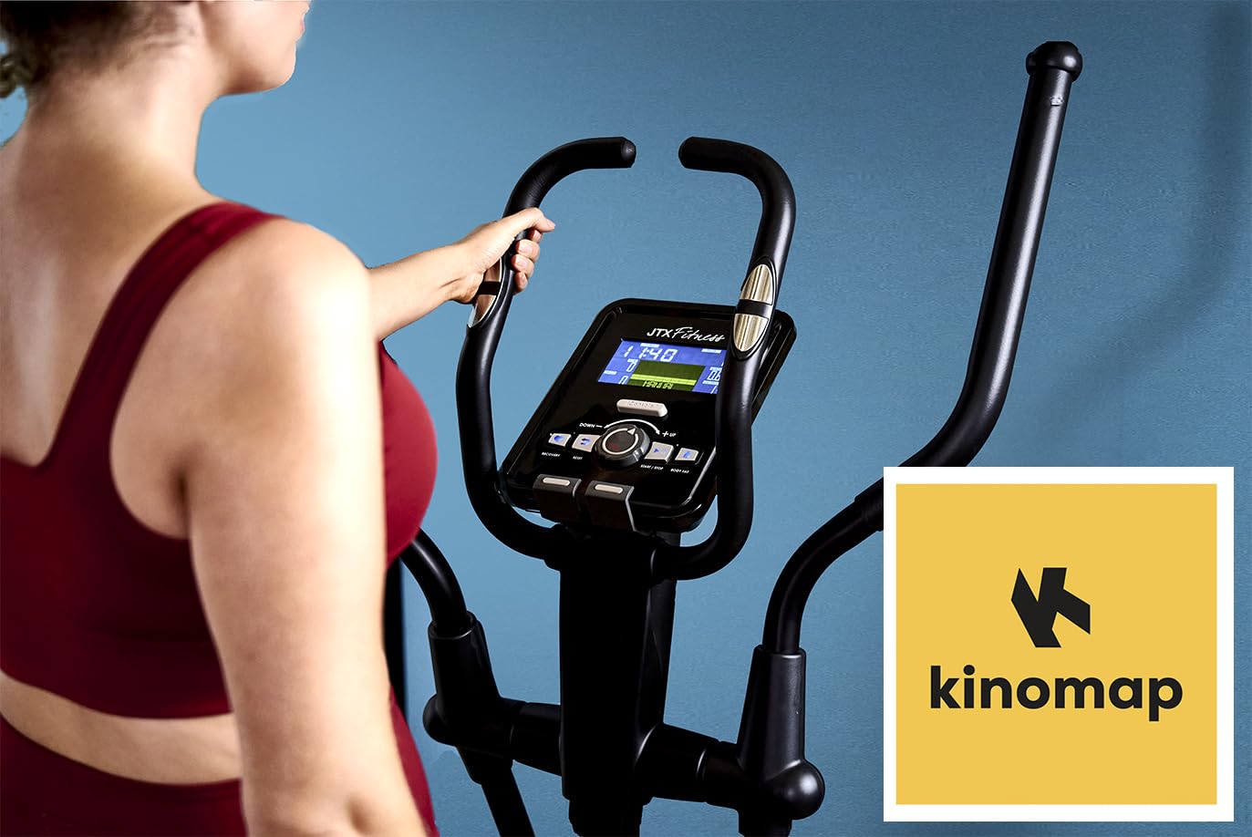 - JTX Strider-X8 | Smart Cross Trainer | Compact Design | Touch Screen With 21 Programs -