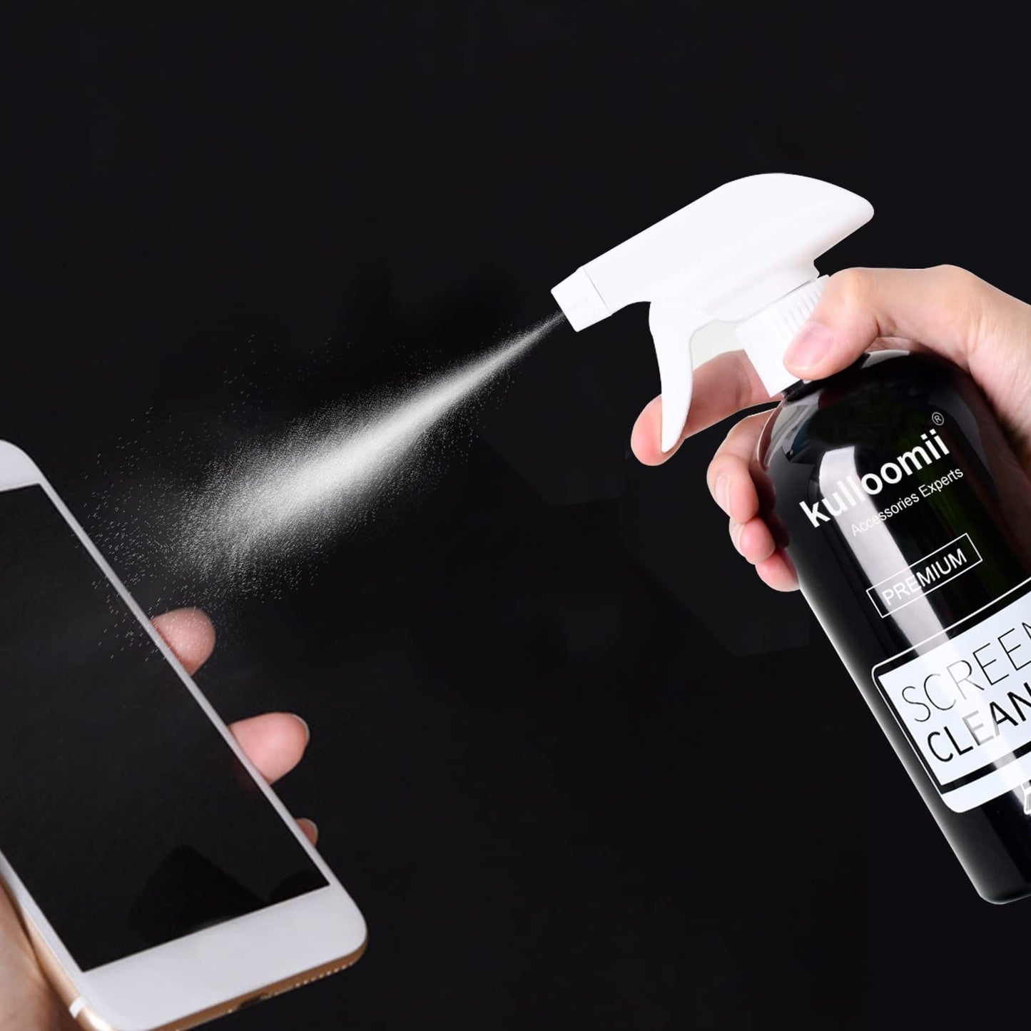 - Screen Cleaner Spray | 500ml | Screen Cleaning Kit for Iphone, Ipad, TV, Monitor, Laptop, Computer, Macbook -