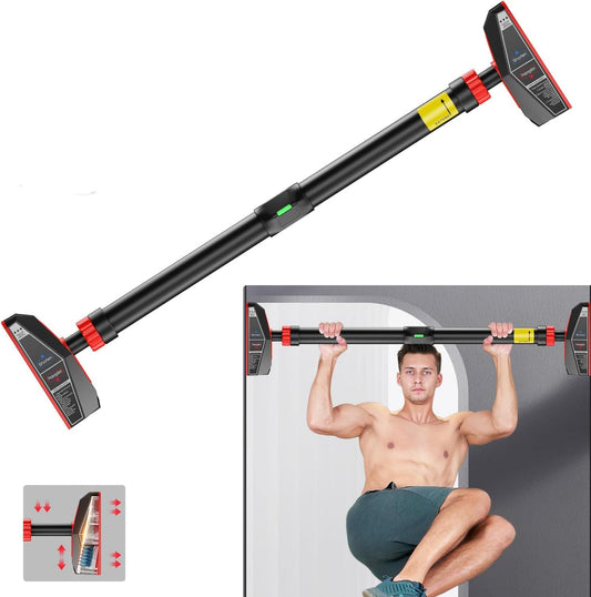 - HAKENO Pull Up Bar for Doorway | Chin Up Bar Upper Body Workout | No Screw Installation -