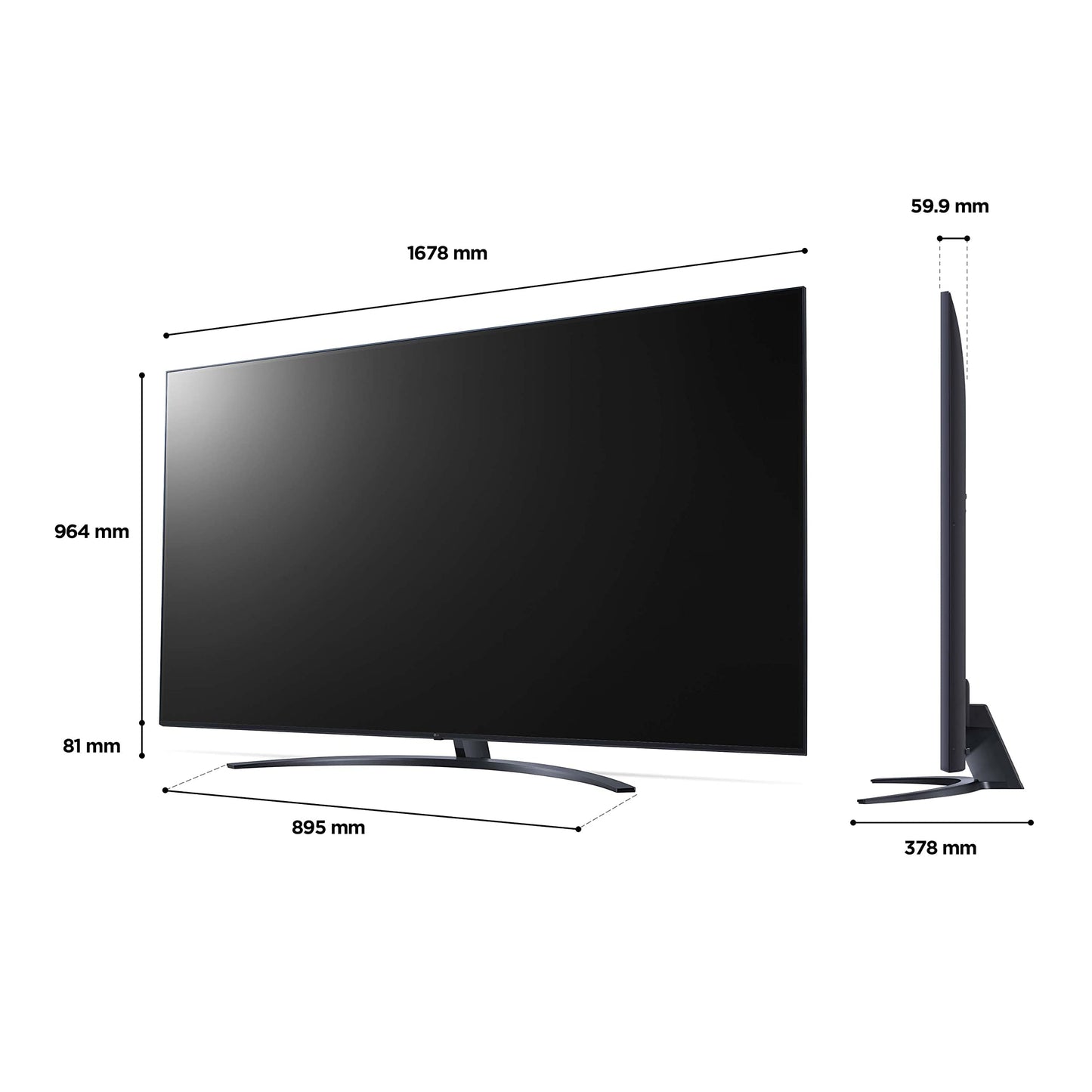 - LG NanoCell NANO76 75" | 4K Smart TV -