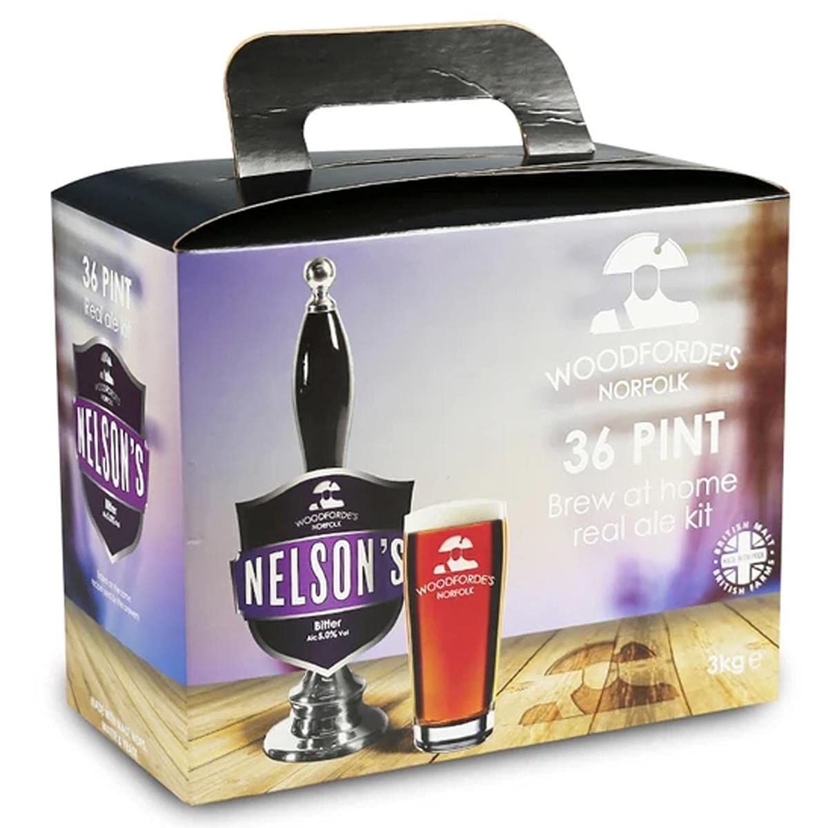 - Woodfordes Nelsons Revenge Strong Bitter (3 Kg) (36 pt) beer kit