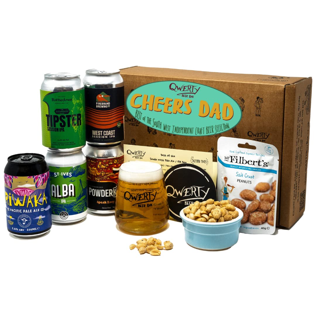 - Premium Craft Pale Ale/IPA Cheers Dad Beer Gift Hamper | 5 Independent British Craft Beers -