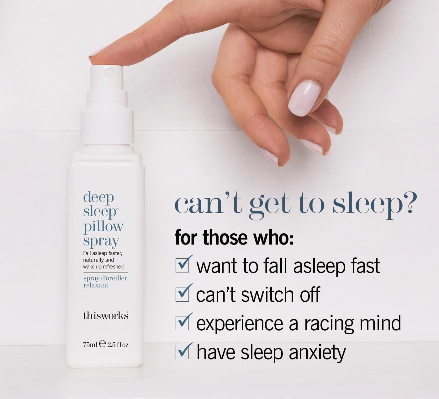 - This Works Deep Sleep Pillow Spray | 75 ml | Infused with Lavender | Camomile and Vetivert -