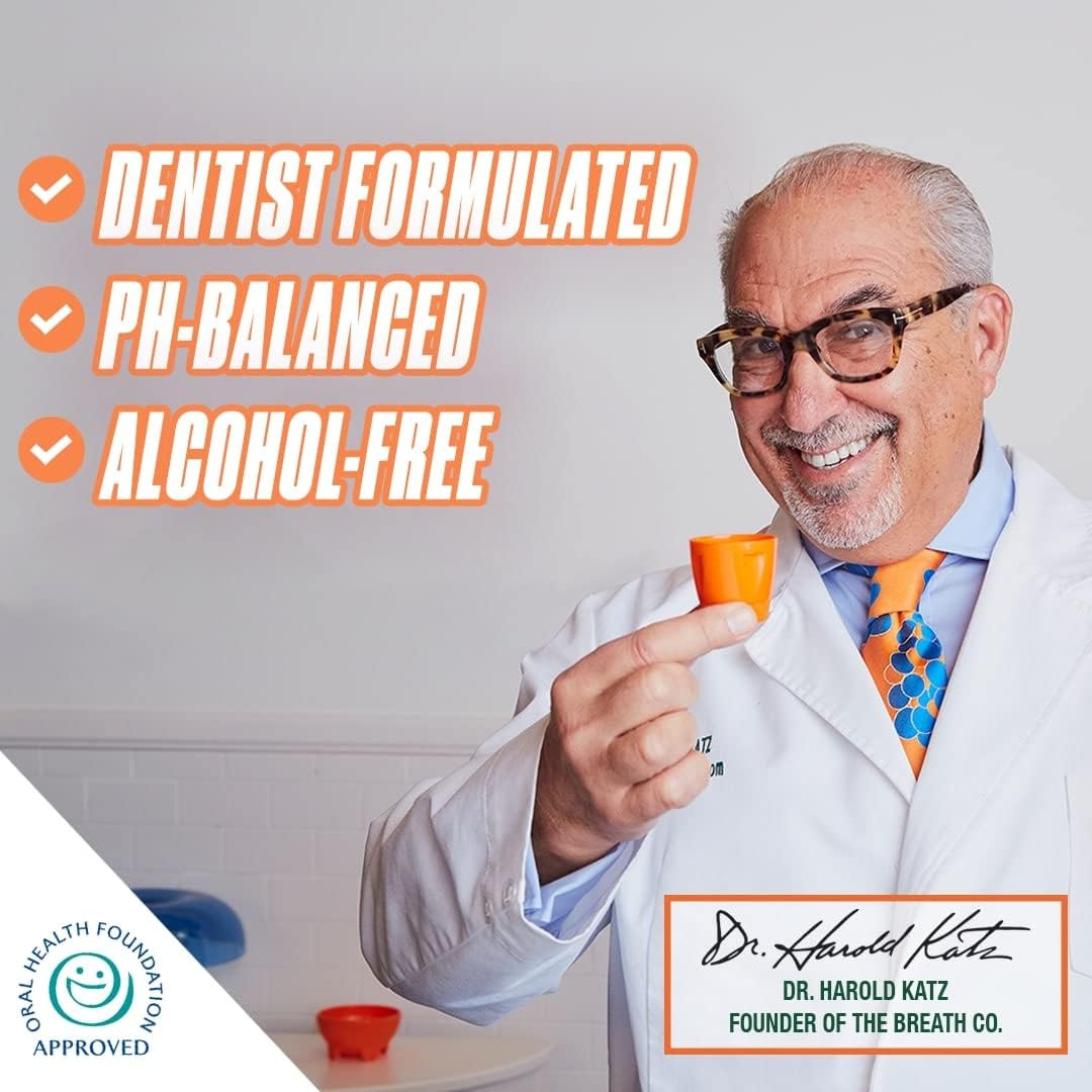 - The Breath Co. Alcohol Free Mouthwash | Dentist Formulated Oral Rinse -