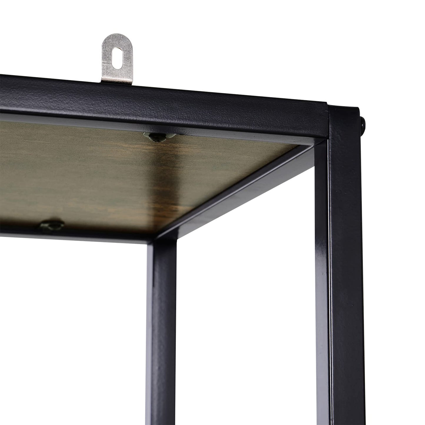 - HOMCOM 6 Tier Bookcase | Industrial Tall Shelf Unit | Steel Frame -