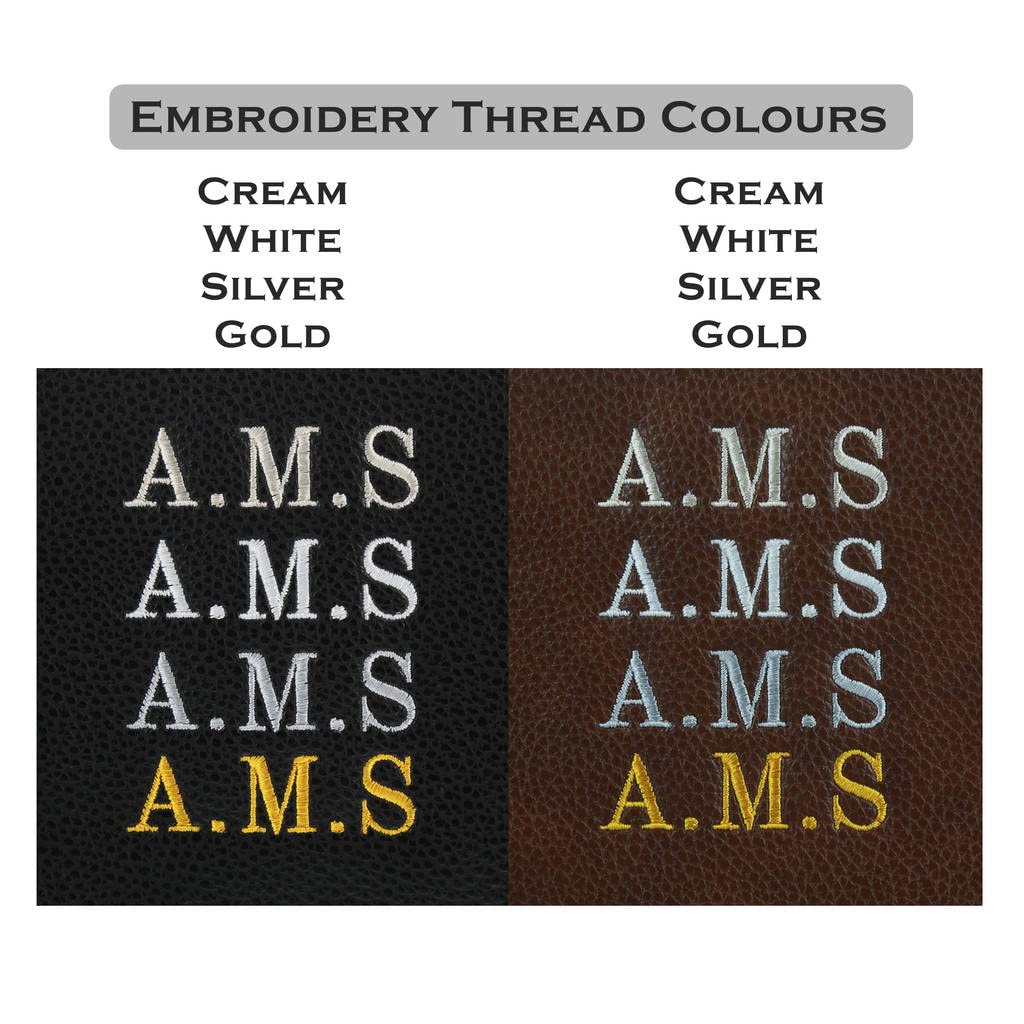 aztex Personalised Men's Nu-Hide Range, Cabin Luggage - Wash Bag, Black