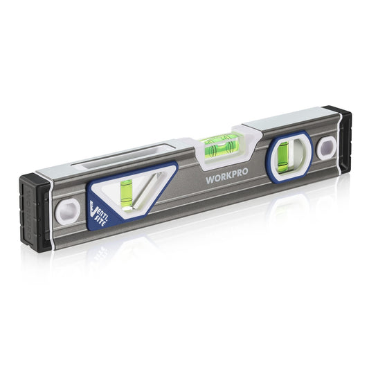 - WORKPRO Spirit Level, Professional Torpedo Level 25cm/10-inch