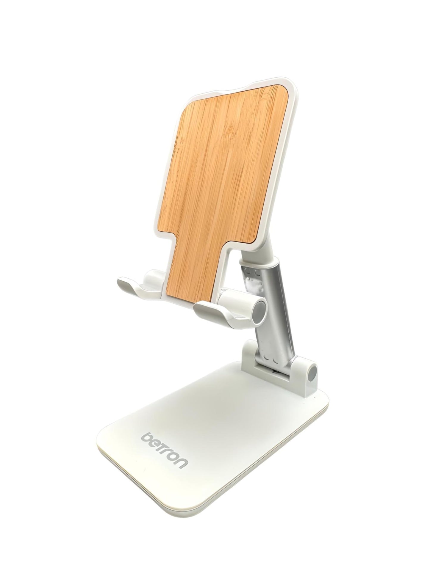 Betron Universal Phone Stand, Height Adjustable Holder, Foldable Cradle Dock Compatible with iPhone, Samsung Galaxy, and Other Smartphones