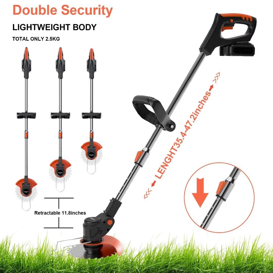 - Strimmer | Garden Strimmer | 2PCS 24V 2.0Ah battery -